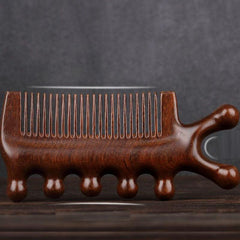 Wooden Massage Comb Sandalwood 3 In 1 Functional Comb Gua Sha Massage Brush