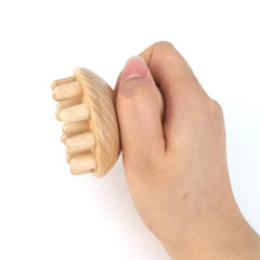 Wooden Roller Lymphatic Drainage Tool Mushroom Wood Massager