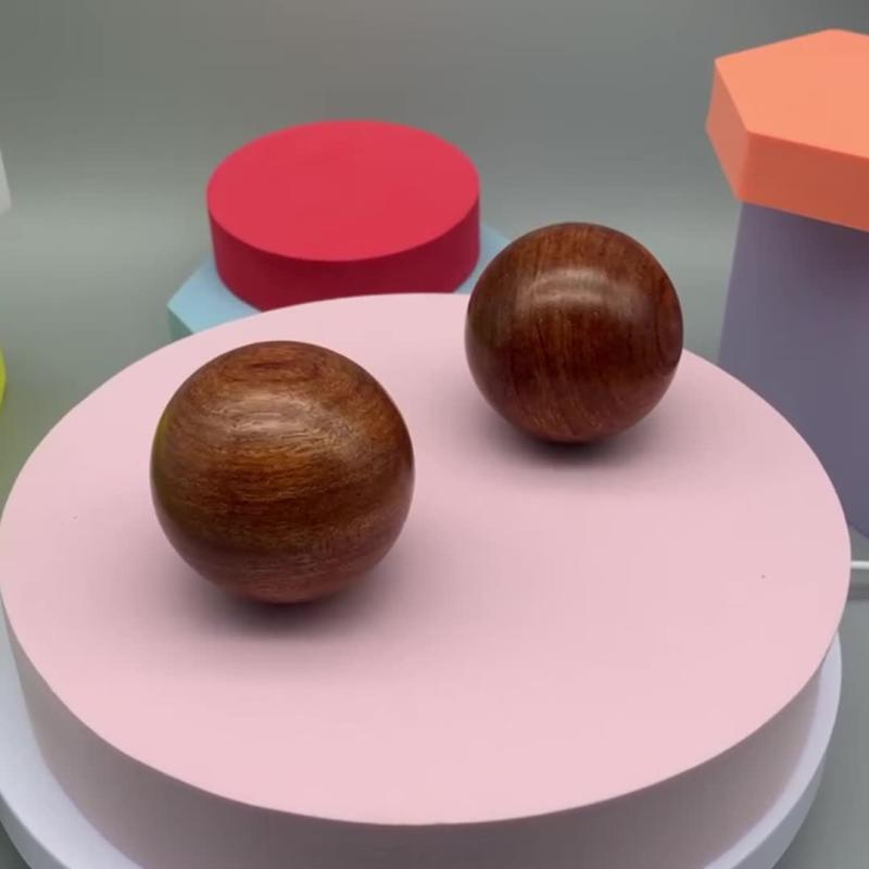 Rosewood Hand Massage Balls - Stress Relief Gift