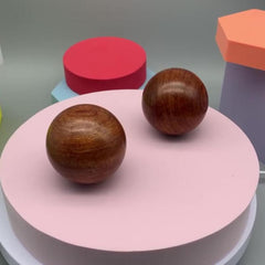 Rosewood Hand Massage Balls - Stress Relief Gift