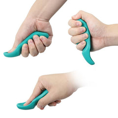 Green Mini Thumb Massager for Stress Relief & Tension
