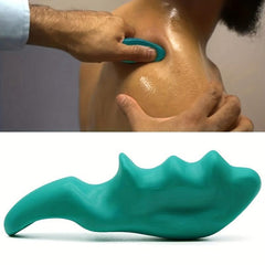 Green Mini Thumb Massager for Stress Relief & Tension