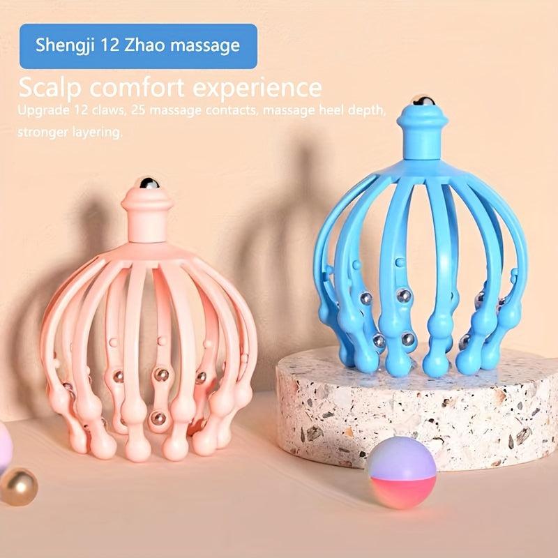 Scalp Massager Claw Roller Ball Massage - Promotes Blood Circulation
