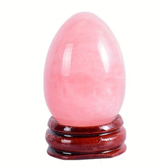 3pcs Natural Crystal Egg Jade Stone Massage Tool Repair Yoga Healing Egg