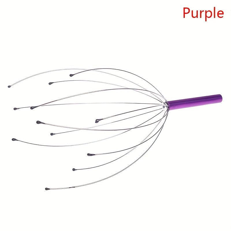 Octopus Head Shape Scalp Massager Stainless Steel