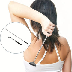 2 Pack Extendable Back Scratcher Stainless Steel Telescoping Tool