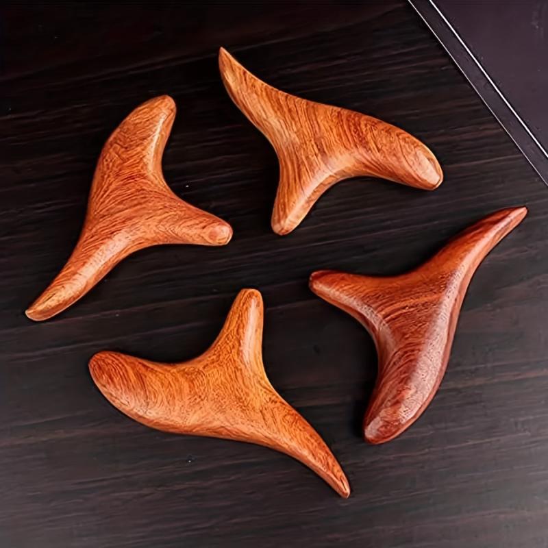 Rosewood Trigger Point Gua Sha Massage Tool for Lymphatic Drainage
