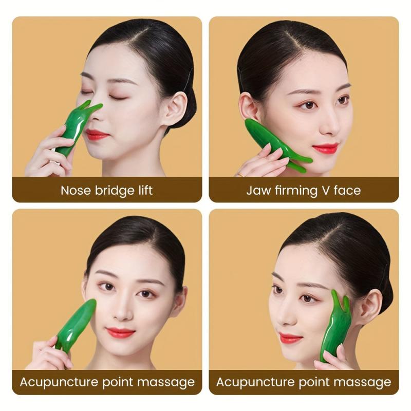 Face Lifting Guasha Resin Scraping Massage Facial Scraper Tool