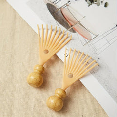 2pcs Mini Yellow Scalp Massager Head Scraper