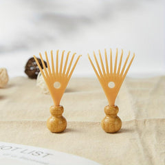 2pcs Mini Yellow Scalp Massager Head Scraper