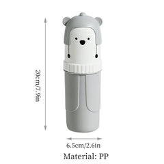 Cartoon Travel Toothbrush Storage Container Box Gargle Cup Multifunctional
