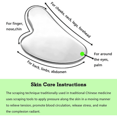 Stainless Steel Gua Sha Facial Tool for Face