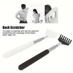 Telescopic Stainless Steel Back Scratcher Massager