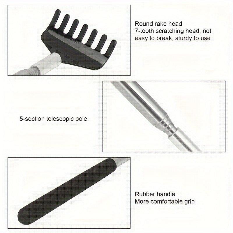 Telescopic Stainless Steel Back Scratcher Massager