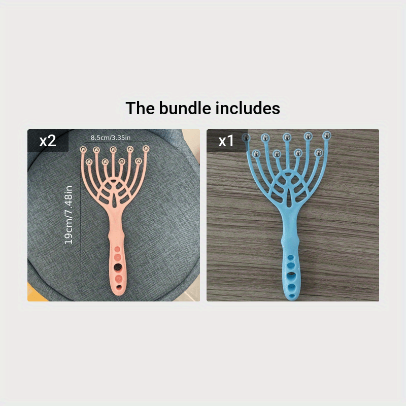 Scalp Massager Handheld 9 Claws Massage Hair Care Stress Relax Office Home SPA