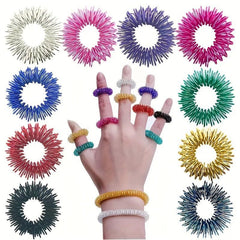 Mini Finger Pressure Massage Rings - Relax Your Fingers and Toes