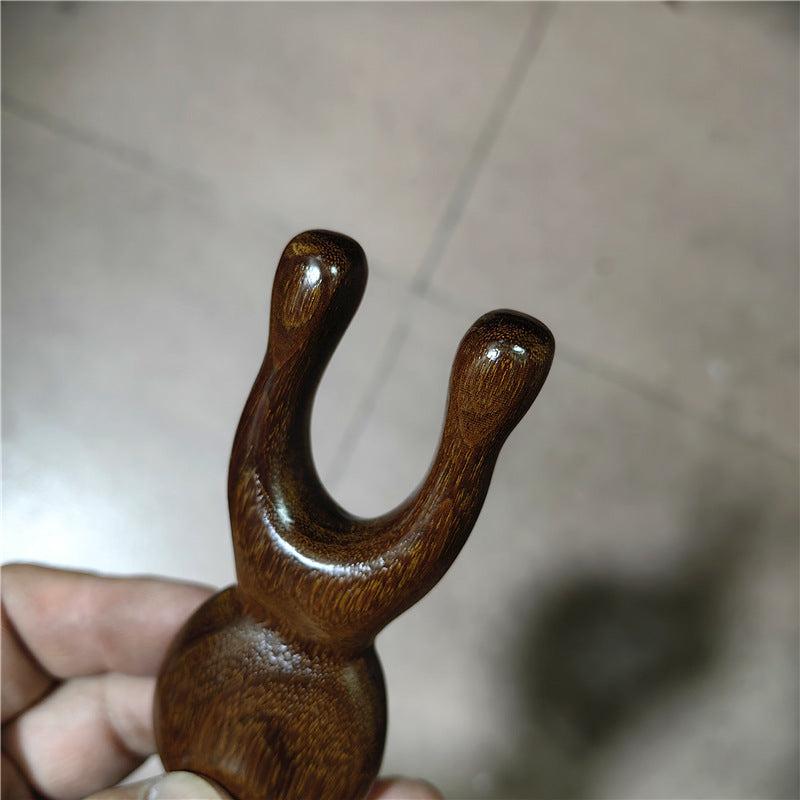 Golden Silk Sandalwood Nose Scraping Tool Acupoint Massage