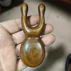 Golden Silk Sandalwood Nose Scraping Tool Acupoint Massage