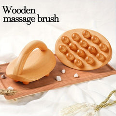 2pcs Wood Massage Tools for Body Shaping Meridians Unblocking