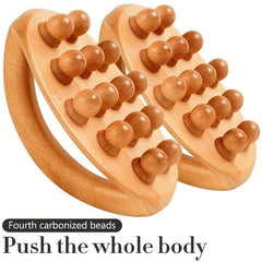 2pcs Wood Massage Tools for Body Shaping Meridians Unblocking