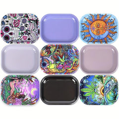Rolling Tray 18.7x9.5x1in Tobacco Wake up Plate Grass Fruit Tray
