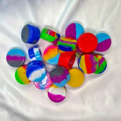 20pcs Silicone Container 5ml Storage Tank Cream Bottle Smoking Accessaries