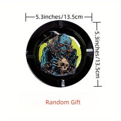 Creative Pattern Rolling Tray Metal Durable Household Wake Up Tray