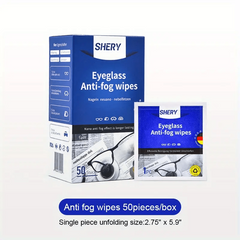 100pcs Anti-fog Wet Wipes for Glasses & Mobile Phone Screen