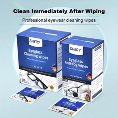 100pcs Anti-fog Wet Wipes for Glasses & Mobile Phone Screen