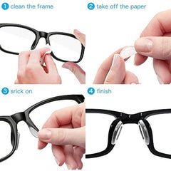 20Pcs Eyeglass Silicone Nose Pads Anti Slip Soft Nose Protector For Glasses