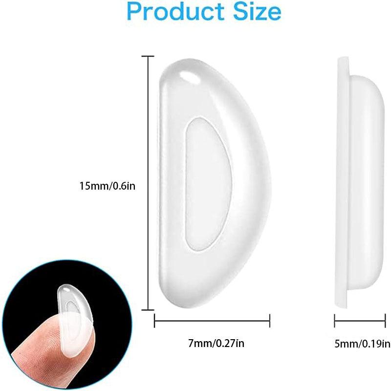 20Pcs Eyeglass Silicone Nose Pads Anti Slip Soft Nose Protector For Glasses