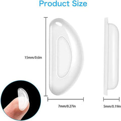 20Pcs Eyeglass Silicone Nose Pads Anti Slip Soft Nose Protector For Glasses