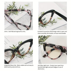 Oversized Cat Eye Reading Glasses for Women