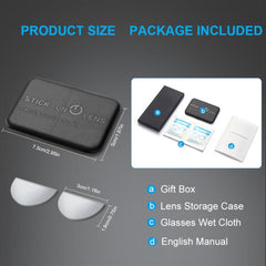 Adhesive Bifocal Lenses for Sunglasses Goggles Eyeglasses