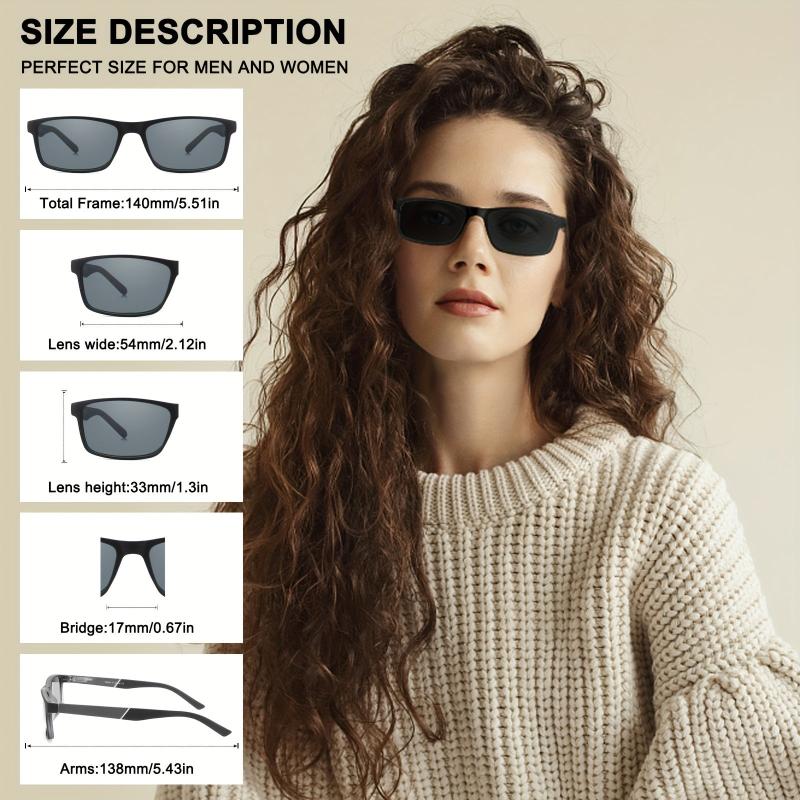 1 Pack Sunglasses Reading Glasses for Women Men