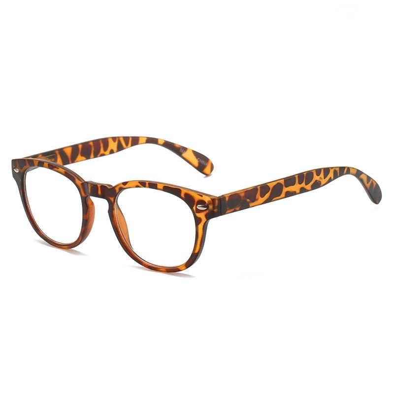 Readers Spring Hinge Squared Plastic Frame Glasses For Men And Women