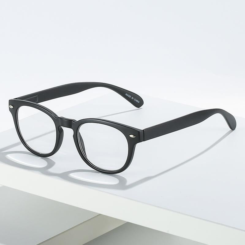 Readers Spring Hinge Squared Plastic Frame Glasses For Men And Women