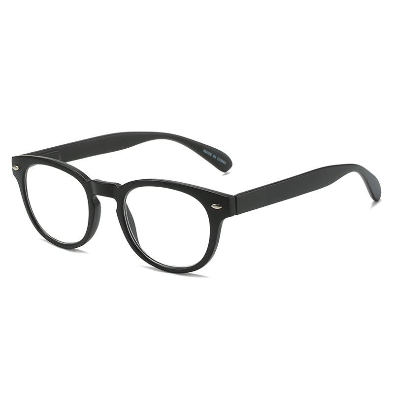 Readers Spring Hinge Squared Plastic Frame Glasses For Men And Women