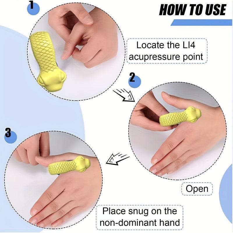 Hand Pressure Point Clip for Migraine Massage