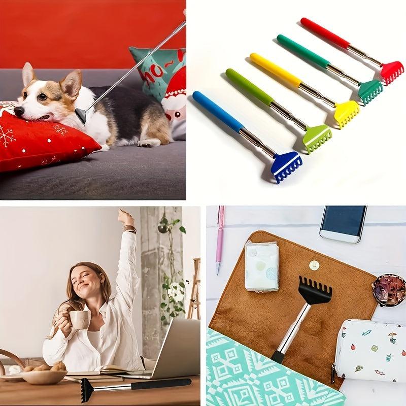 1pc Stainless Steel Massage Device Random Colors