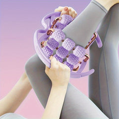 Yoga Leg Massager ABS Three layer Ring Clip Massage Roller Leg Muscle Relaxation