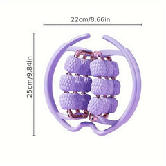 Yoga Leg Massager ABS Three layer Ring Clip Massage Roller Leg Muscle Relaxation