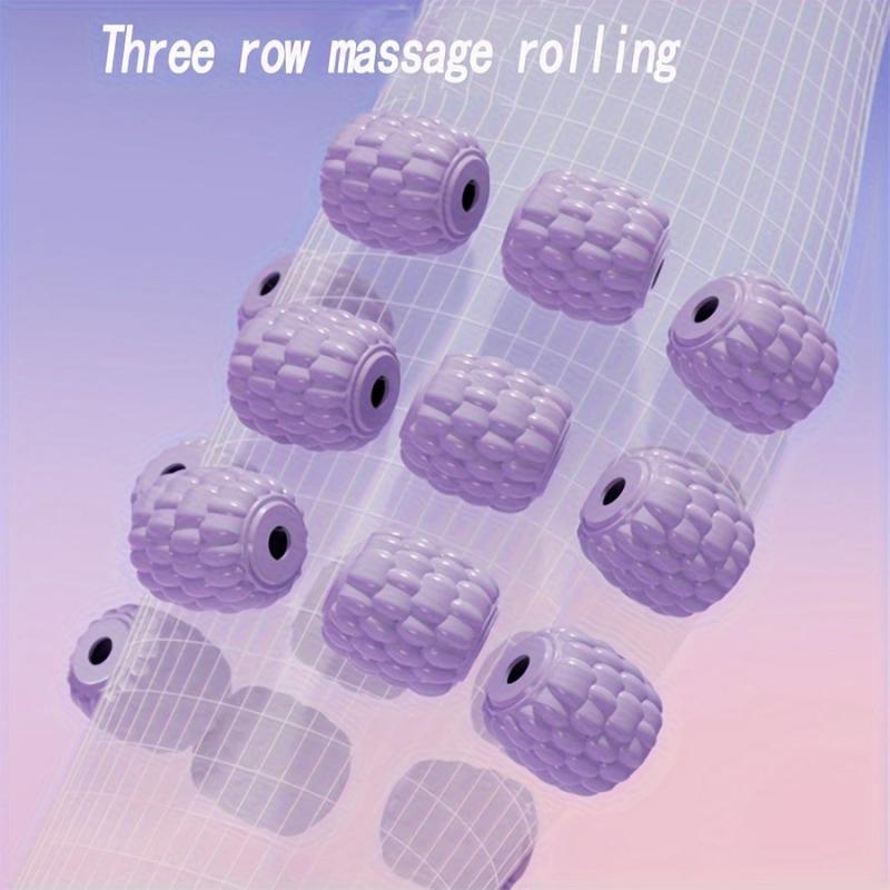 Yoga Leg Massager ABS Three layer Ring Clip Massage Roller Leg Muscle Relaxation