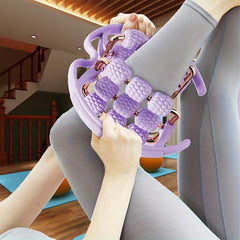 Yoga Leg Massager ABS Three layer Ring Clip Massage Roller Leg Muscle Relaxation