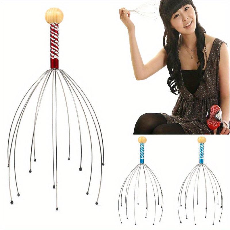 1Pc Stainless Head Neck Scalp Massager Octopus Equipment