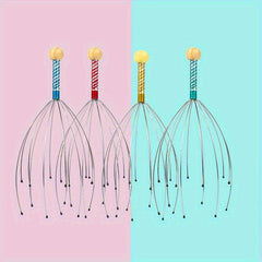 1Pc Stainless Head Neck Scalp Massager Octopus Equipment
