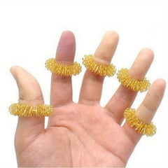 5pcs Sensory Finger Rings Fidget Set for Acupressure Stress Relief