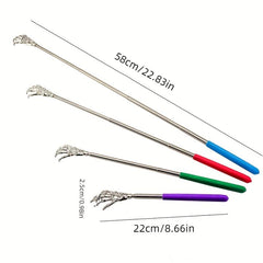 Telescopic Stainless Steel Back Scratcher Massager for Itch Relief