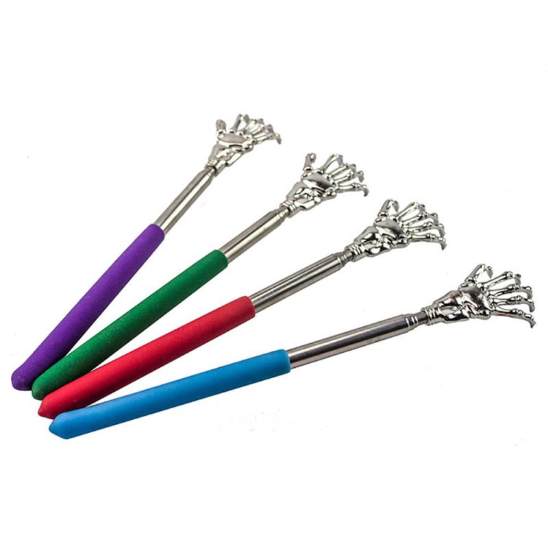 Telescopic Stainless Steel Back Scratcher Massager for Itch Relief
