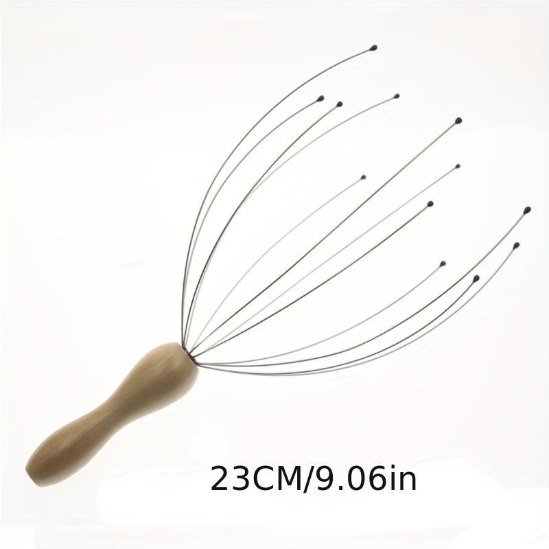 12 Claws Body Massager Octopus Head Scalp Neck Stress Release Relax Massage